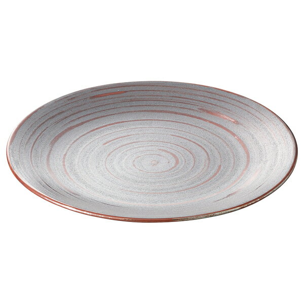 和食器 ア504-108 ブラウニーレッド21.5cmプレート【ECJ】