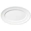 【まとめ買い10個セット品】和食器 ネ574-148 ホテルスタンダード(ベトナム製) HSリムオーバルプレート37【ECJ】