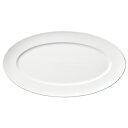 【まとめ買い10個セット品】和食器 ネ574-158 ホテルスタンダード(ベトナム製) HSリムオーバルプレート43【ECJ】