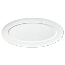 【まとめ買い10個セット品】和食器 ネ574-168 ホテルスタンダード(ベトナム製) HSリムオーバルプレート48【ECJ】