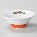 【まとめ買い10個セット品】和食器 ネ680-288 赤巻三つ竜ラーメンボウル20【ECJ】