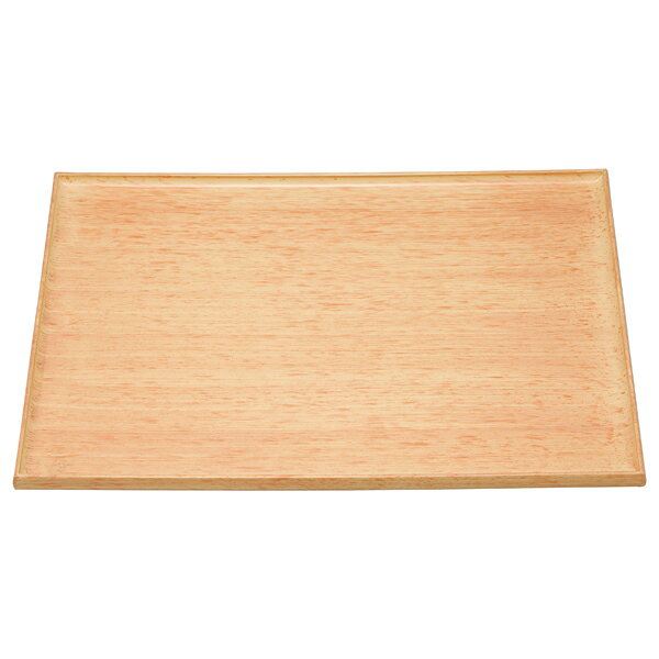 【まとめ買い10個セット品】和食器 エ711-408 [A]長手タイコ隅丸盆 ラバーウッド調NS 尺4寸[艶消ノンスリップ加工]【ECJ】