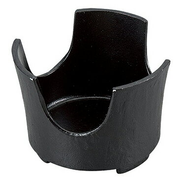 【まとめ買い10個セット品】和食器 ヌ734-198 [AL]9.0cm三ツ手ミニコンロ 黒【ECJ】