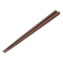 【まとめ買い10個セット品】和食器 ハ743-258 トルネード箸SPS茶21cm【ECJ】