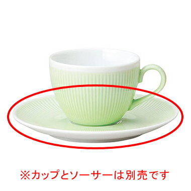 【まとめ買い10個セット品】 コ553-628 カラーリフレクション グリーンコーヒーソーサー【キャンセル/返品不可】【ECJ】