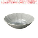 カ542-648 グレー花型17cm浅鉢 【ECJ】