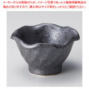 イ078-388 イブシ黒花型小付 【ECJ】
