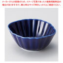 カ086-358 ネイビー楕円リンカ豆鉢 【ECJ】