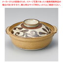 ラ404-138 土鍋6号琉球サビ唐草 【ECJ】