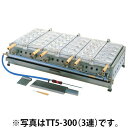 半自動たい焼き器 4連 20個焼タイプ TT5-400 プロパン(LPガス)【たい焼き 半自動 引出し付 業務用】【メーカー直送/後払い決済不可】 【業務用【E...