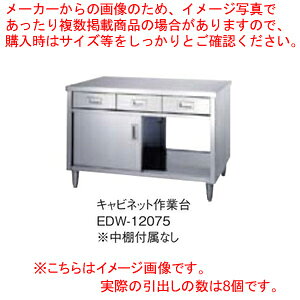シンコー SINKO 調理台両面EDW-18075 1800×750×800 【法人様専用商品】【メーカー直送/後払い決済不可】【作業テーブル 業務用 作業台 ステンレス キッチン 調理台 キッチン作業台 diy テーブル 台所 作業デスク 調理作業台 厨房機器】【ECJ】