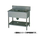 マルゼン 1槽ゴミ入付シンク BSG1X-126R 【メーカー直送/後払い決済不可】【人気 1槽 シンク 簡易 流し 一層 シンク 一槽 流し台 一槽シンク 業...