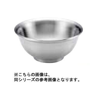 メタル丼 Jr. 18cm 厚口タイプJr. ステンレス 白【受注生産品】【ECJ】