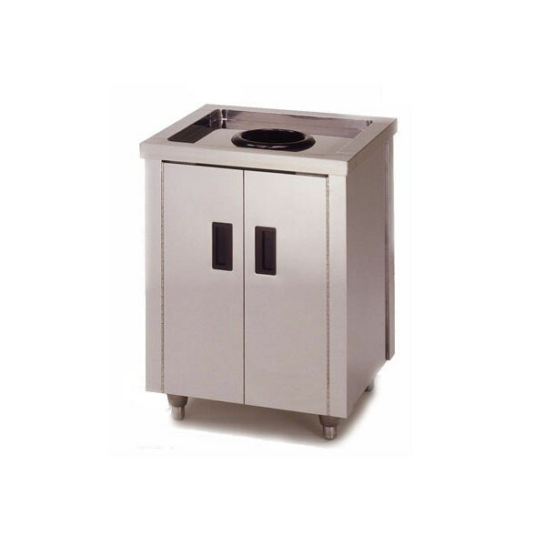 商品仕様●ステンレス製。●材質：SUS430●屋外での使用不可●寸法(mm)：600×600×800●φ210mmゴムリング付●ダストリングφ150mm、φ180mm、φ240mmも製作いたします。ステンレスシンク寸法別　一覧業務用のステンレスシンクは厨房の中で絶対に必要な板金物です。シンクの種類には一槽、二槽、三槽とシンクの数によって名前が変わってきます。他にも水切り台がついている物は水切りシンク、シンクの下に引き出しが付いていればキャビネットシンクと色々な名前があります。既製品以外にも別注寸法でシンクを作ることが可能です。また、ごみ箱をつけることを前提としたダストシューターシンクやレンジフード、ドッグバス、別注作業台・ガス台等、ステンレス板金物の別注は可能ですので、シンク以外で気になる事がありましたら、お問い合わせください。　---------------------------------------------------------------------------こちらの商品は、ご注文後1週間以内に配送の日程についてのご連絡を致します。ご不在、弊社からの連絡メールの不達などでご連絡がとれないお客様のご注文に関しては一旦キャンセルとさせて頂き再度ご相談させて頂くこともございます。また、銀行振込を選ばれたご注文で1週間以内にご入金がない場合、一旦キャンセルとさせて頂きますのであらかじめご了承ください。---------------------------------------------------------------------------