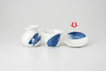 和食器 粉引ゴス刷毛 3.0小皿 37Y320-37 まごころ第37集 【キャンセル/返品不可】【ECJ】