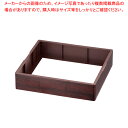 【まとめ買い10個セット品】遠藤商事 / TKG 和風ビュッフェ用 枠 耐熱ABS 2/3 木目【ECJ】
