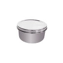 【まとめ買い10個セット品】 18-8 丸型調味料入バット(ツマミ無) 18cm 60018【調味缶 ステンレス バット 保存容器 薬味入れ ストッカー】【EC...