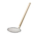 TSステンレス 木柄そば揚 21cm 10141 (6.5メッシュ)【ECJ】