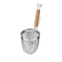【まとめ買い10個セット品】 TSステンレス 丸木柄うどん揚 30114 (8メッシュ)【ECJ】
