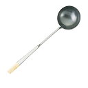 【まとめ買い10個セット品】 鉄 中華お玉 中【ステンレス 業務用 中華料理 プロの道具】【ECJ】
