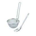 TS18-8 共柄みそこし(スプーン付) 11cm 31325 (16メッシュ)【ECJ】