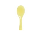 【まとめ買い10個セット品】 抗菌 スケルトン魔法のしゃもじ 20.5cm イエロー (溝付)【ECJ】