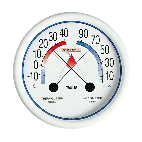温湿度計　5488　ホワイト(食中毒注意ゾーン付) タニタ【ECJ】