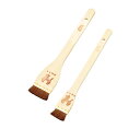 木曽駒印 タレハケ(馬・胴毛・茶色) 60mm【ECJ】