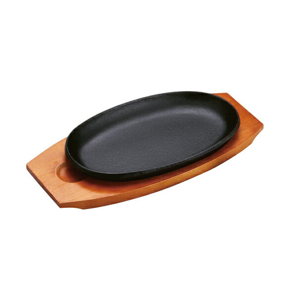 アサヒ　ステーキ皿　小判 A-101-15【人気ステーキプレート】【ECJ】