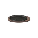 【まとめ買い10個セット品】 トキワ ステーキ皿 小判(浅型) 小 25cm 316【人気ステーキプレート】【ECJ】