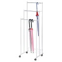 3段傘掛け ホワイト W45cm 61-100-1-1【店舗什器 ハンガーラック 服飾雑貨用ハンガーラック 3段傘掛け ホワイト】【ECJ】