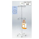 2段回転袋物掛け 2段袋物掛け 61-779-41-1【店舗什器 ハンガーラック 服飾雑貨用ハンガーラック 2段回転袋物掛けハンガーラック】【ECJ】