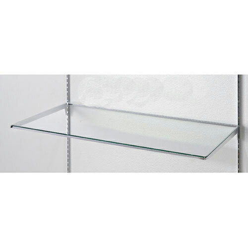 10R ガラス棚セットW90cm インハングタイプ ガラス5mm厚 D35cm 61-36-11-5【システム什器 システムオプション スリット式システムオプションW90cm 10R ガラス棚セットW90cm インハングタイプ ガラス5mm厚】【ECJ】