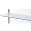 【まとめ買い10個セット品】スチール棚 W120cmタイプ 棚のみ 溝なし D40cm 61-37-4-3【店舗什器 パネル ディスプレー 棚 店舗備品】【EC...