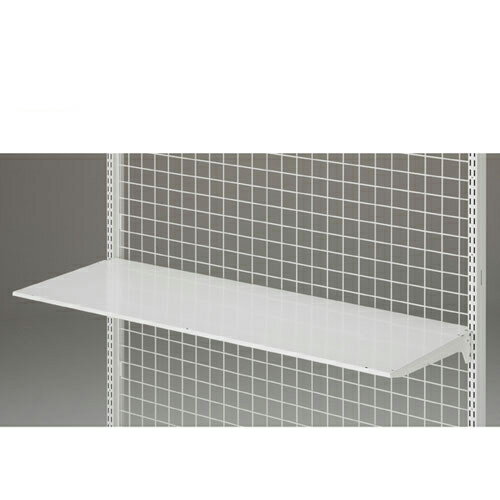 【まとめ買い10個セット品】 BR 薄型スチール棚 W120cmタイプ ホワイト 棚のみ D40cm 61-37-9-3【店舗什器 パネル 壁面 店舗備品 仕切 棚】【ECJ】