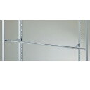 【まとめ買い10個セット品】スリット芯々88.8cm用貫通式丸バーセット W120cm D24cm 61-41-6-1【店舗什器 パネル ディスプレー 棚 店舗...