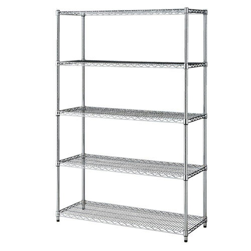 ワイヤーラック D45cmタイプ キャスター無し H181cm 5段 D45.7cm W121.2cm 61-62-6-3【シリーズ什器 ワイヤーラック・スチールラック ワイヤーラックベーシックタイプ ワイヤーラック D45cmタイプ キャスター無し H181cm 5段スチールラック】【ECJ】 ワイヤーラック D45cmタイプ キャスター無し H181cm 5段 D45.7cm W121.2cm 61-62-6-3【シリーズ什器 ワイヤーラック・スチールラック ワイヤーラックベーシックタイプ ワイヤーラック D45cmタイプ キャスター無し H181cm 5段スチールラック】【ECJ】
