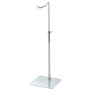 卓上ディスプレー クローム バッグホルダー 61-661-48-1【店舗什器 パネル 壁面 店舗備品 仕切 棚】【ECJ】