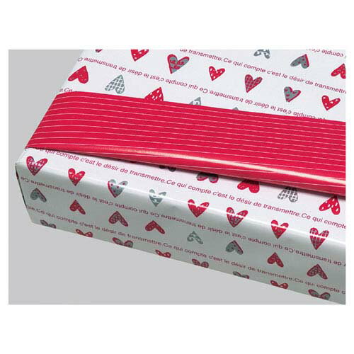 リバーシブル リトルハート 500枚 61-752-98-10【店舗什器 小物 ディスプレー ギフト ラッピング 包装紙 袋 消耗品 店舗備品】【ECJ】