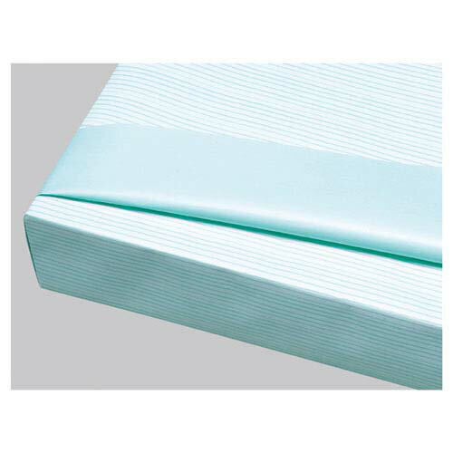 リバーシブル ストライプ パウダーグリーン 500枚 61-752-98-12【店舗什器 小物 ディスプレー ギフト ラッピング 包装紙 袋 消耗品 店舗備品】...