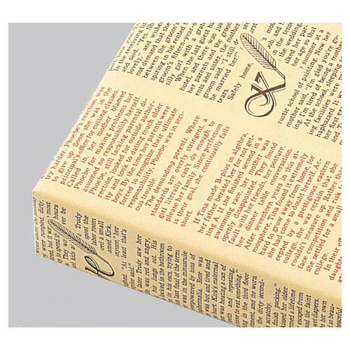 【まとめ買い10個セット品】フェザーイニシャル クラフト 100枚 61-280-2-2【店舗什器 小物 ディスプレー ギフト ラッピング 包装紙 袋 消耗品 ...