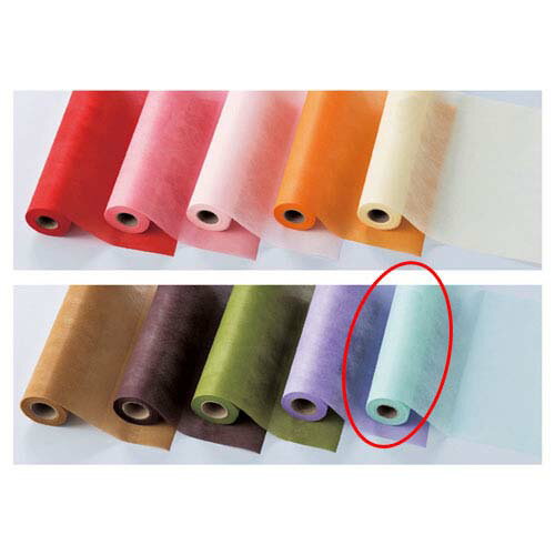 【まとめ買い10個セット品】ショート不織布ロール ミント 61-282-7-10【店舗什器 小物 ディスプレー ギフト ラッピング 包装紙 袋 消耗品 店舗備品...