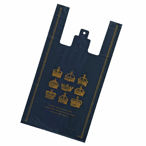レジ袋 クラウン 30×55(39)×横マチ15 2000枚 61-554-20-6【店舗什器 小物 ディスプレー ギフト ラッピング 包装紙 袋 消耗品 店舗...