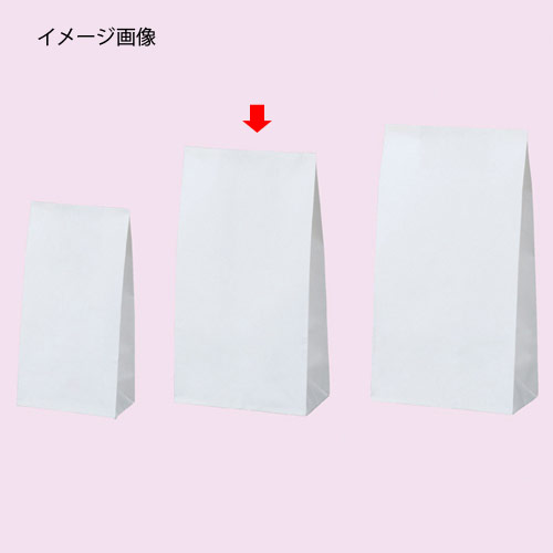 【まとめ買い10個セット品】白無地(片つや) 12×6.5×22 2000枚【店舗什器 小物 ディスプレー ギフト ラッピング 包装紙 袋 消耗品 店舗備品】【ECJ】