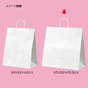 【まとめ買い10個セット品】丸ひも ローコストタイプ 白無地 45×22×45.5 50枚 61-658-55-12【店舗什器 小物 ディスプレー ギフト ラッ...