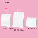 【まとめ買い10個セット品】丸ひも ローコストタイプ 白無地 32×11.5×41 300枚 61-658-55-20【店舗什器 小物 ディスプレー ギフト ラ...