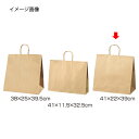 【まとめ買い10個セット品】丸ひもタイプ 茶無地 41×22×39 50枚 61-431-24-10【店舗什器 小物 ディスプレー ギフト ラッピング 包装紙 ...