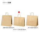 【まとめ買い10個セット品】丸ひもタイプ 茶無地 41×11.5×32.5 50枚 61-431-24-9【店舗什器 小物 ディスプレー ギフト ラッピング 包...