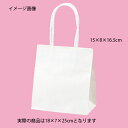 【まとめ買い10個セット品】スムースバッグ 白無地 18×7×25 25枚 61-309-5-3【 ラッピング用品 紙袋 手提げ紙袋(無地) 持ち手付き紙袋 】...