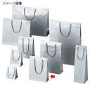 ブライトバッグ シルバー 18.5×6.5×24 50枚 61-661-54-18【店舗什器 小物 ディスプレー ギフト ラッピング 包装紙 袋 消耗品 店舗備...